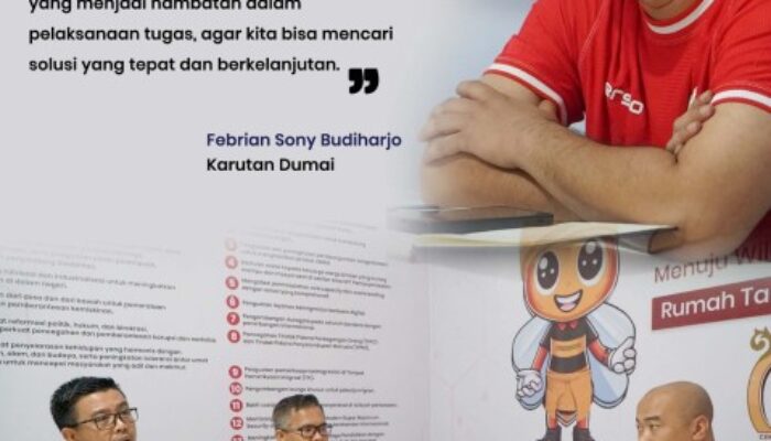 Rapat Perdana Karutan Dumai Bersama Pejabat Struktural